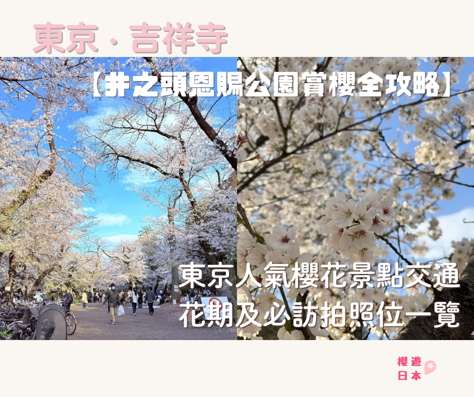 井之頭恩賜公園賞櫻全攻略｜東京人氣櫻花景點交通、花期及必訪打卡位一覽 - 吉祥寺, 日本, 東京, 賞櫻